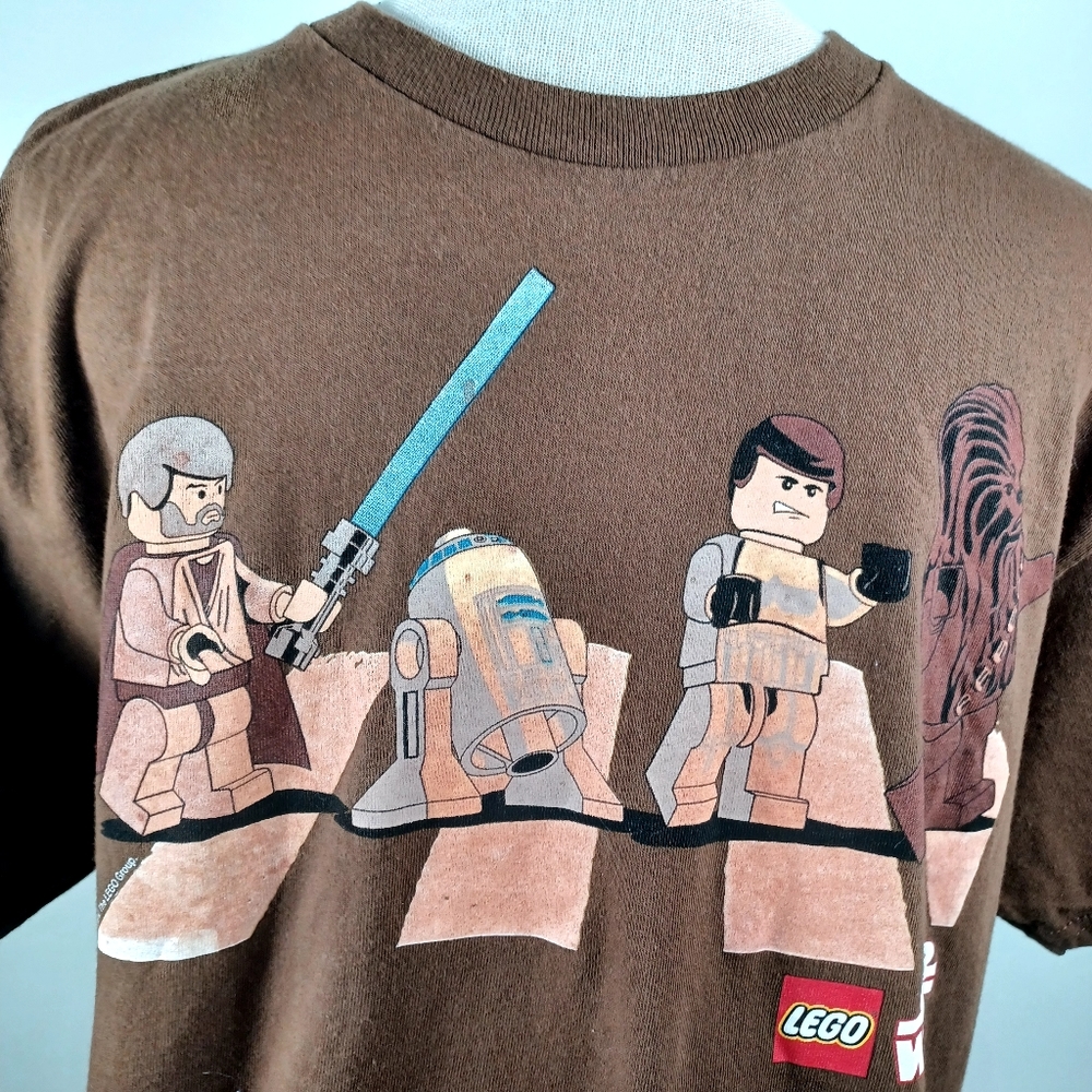 📌4/$20 Lego Star Wars Rustic Graphic Print Tee - Picture 4 of 12